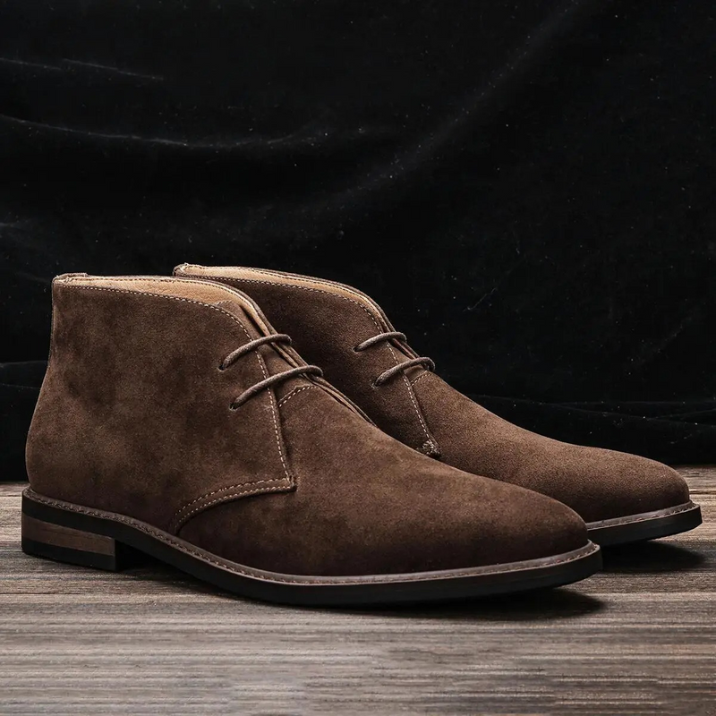 Bottes Chukka en Suède Intemporelles pour Hommes, Élégantes et Confortables